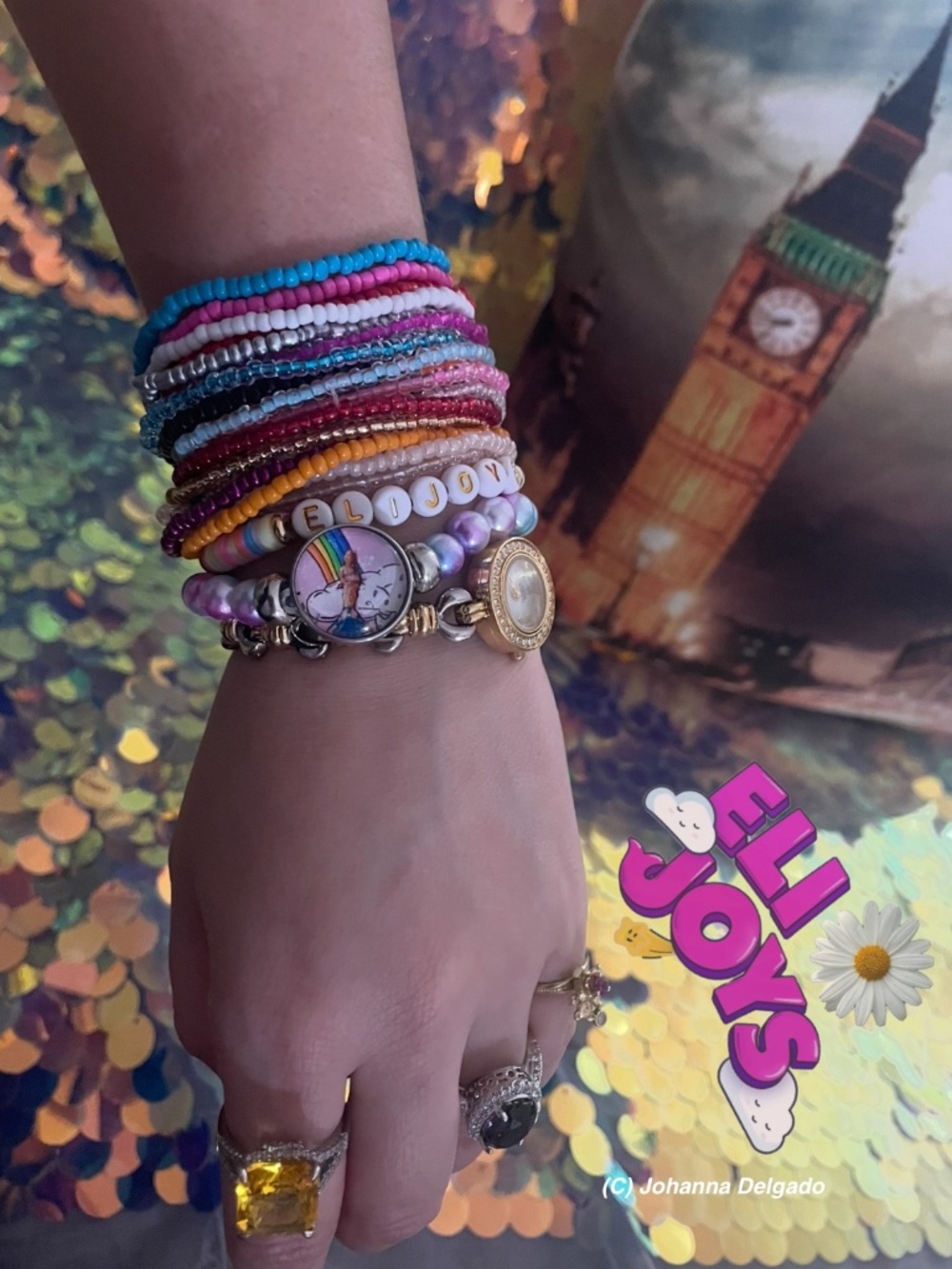ELIJOYS rainbow bracelet OS
